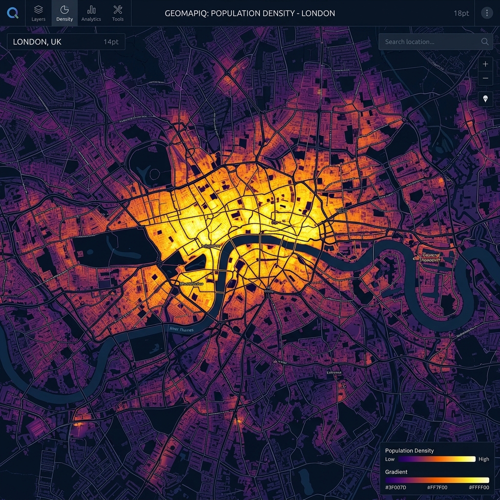 Heatmap de potentiel commercial