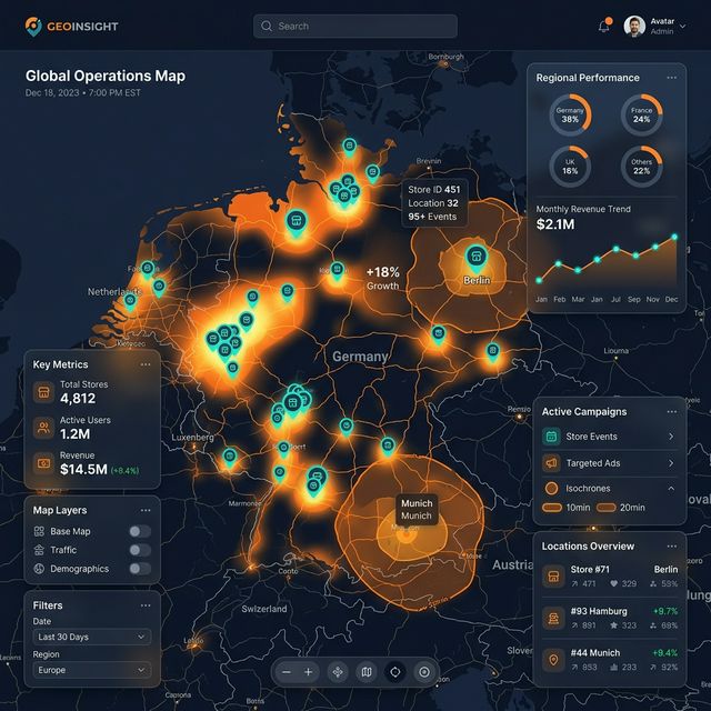 Interface interactive du portail cartographique SAD Interactive